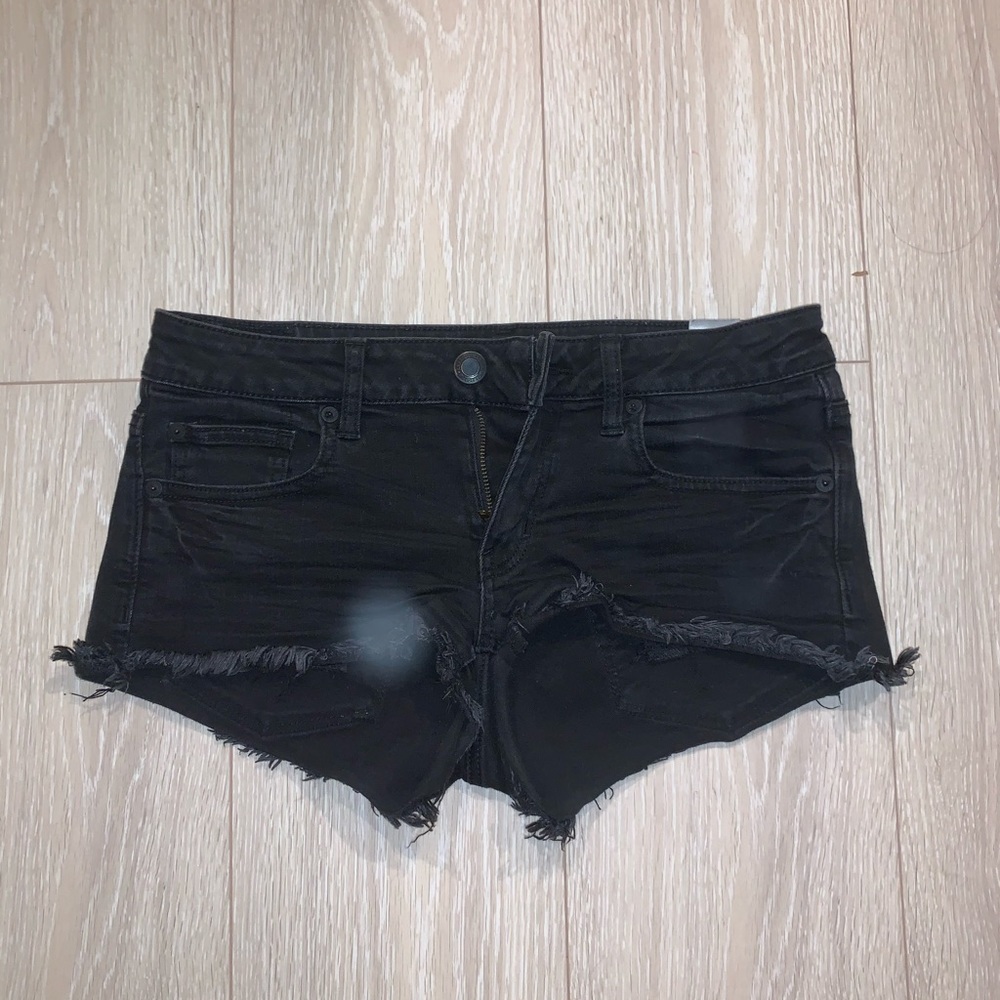 American Eagle Low Rise Shorts - Black